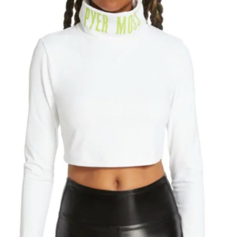 Pyer Moss x Reebok Logo Turtleneck Crop Top